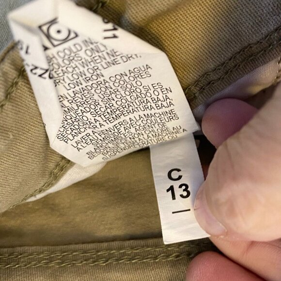 Wrangler Mens Khaki Cargo Shorts Size 48 Cotton Blend Durable - Picture 8 of 13